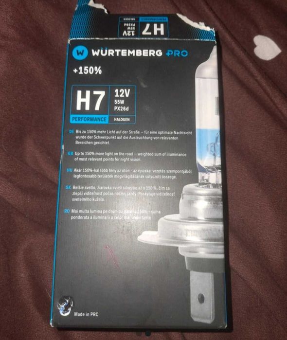 Becuri masina H7