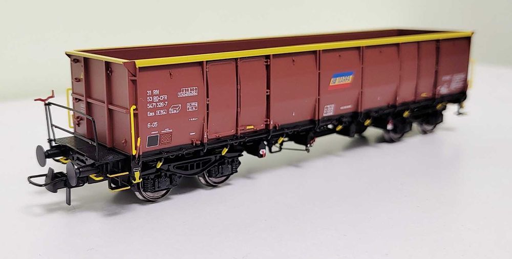 macheta vagon deschis Eacs CFR Marfa din set Albert Modell 500028 H0