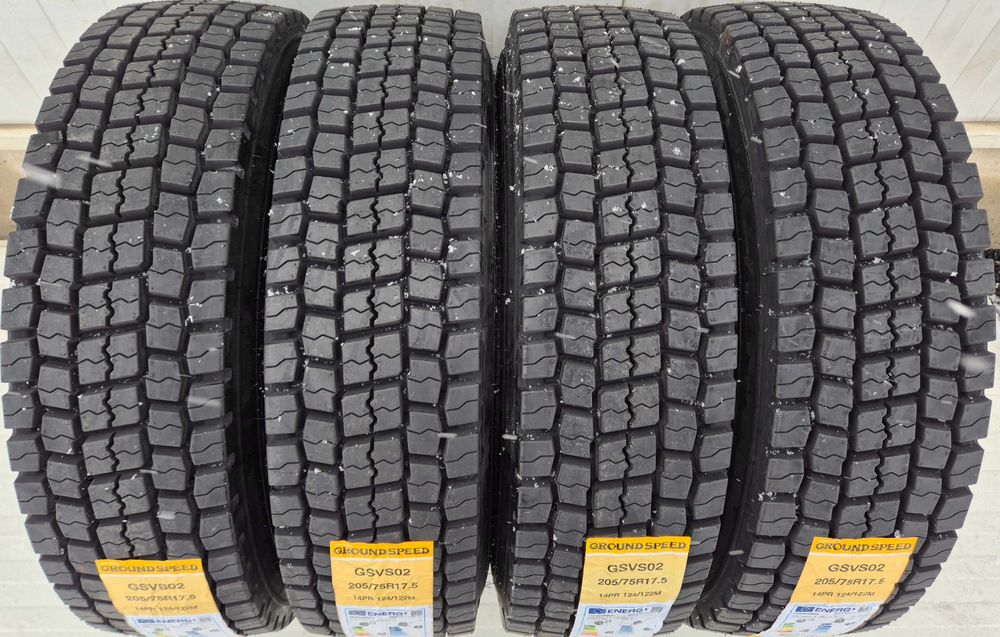 205/75 R17.5, 124M, GROUNDSPEED 14 P.R., Anvelope tractiune M+S