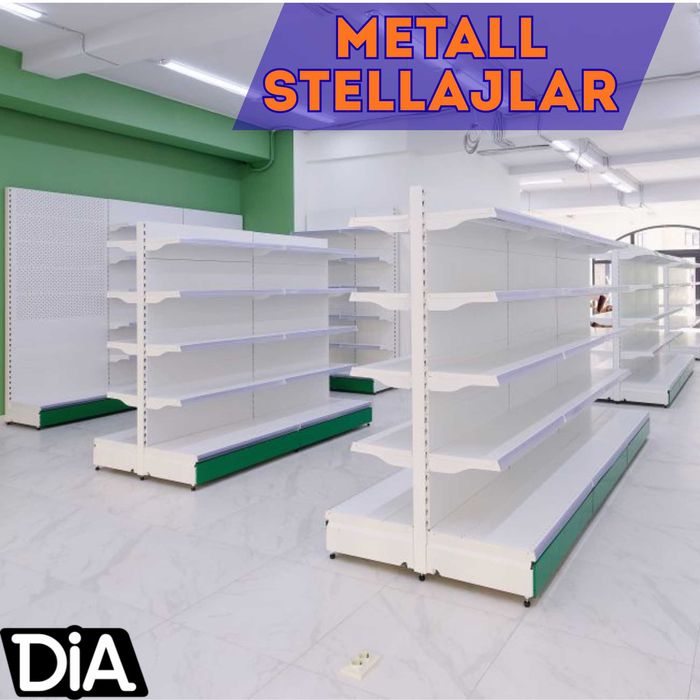 Стеллаж металлический сборный, konstruktiv metall stellajlar