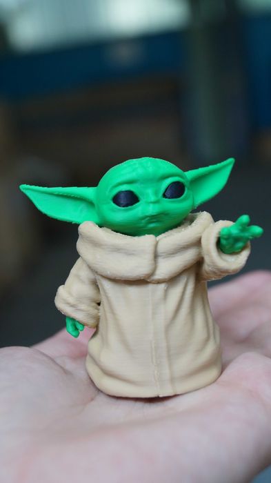 3D Фигурка Грогу/ малыш Йода. Звездные войны