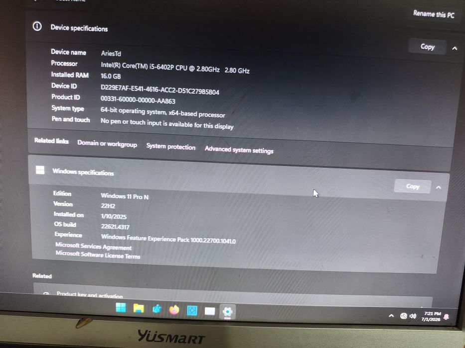 PC Gaming – GTX 1650 SUPER | i5 | 16GB RAM SSD 256 GB HDD 2 TERA