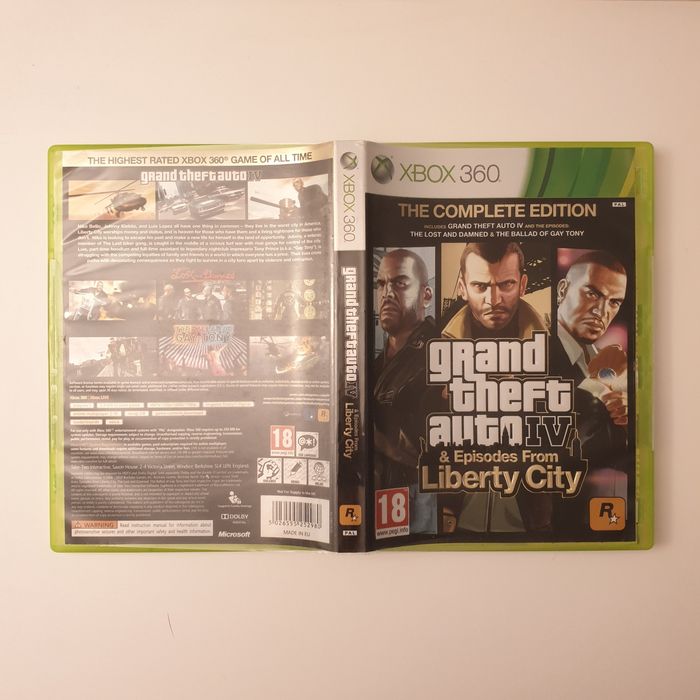 GTA/Grand Theft Auto 4 The Complete Edition Xbox 360/Xbox One/Xbox Series X