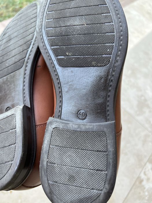 Pantofi eleganți bărbați piele naturală maro 40-41