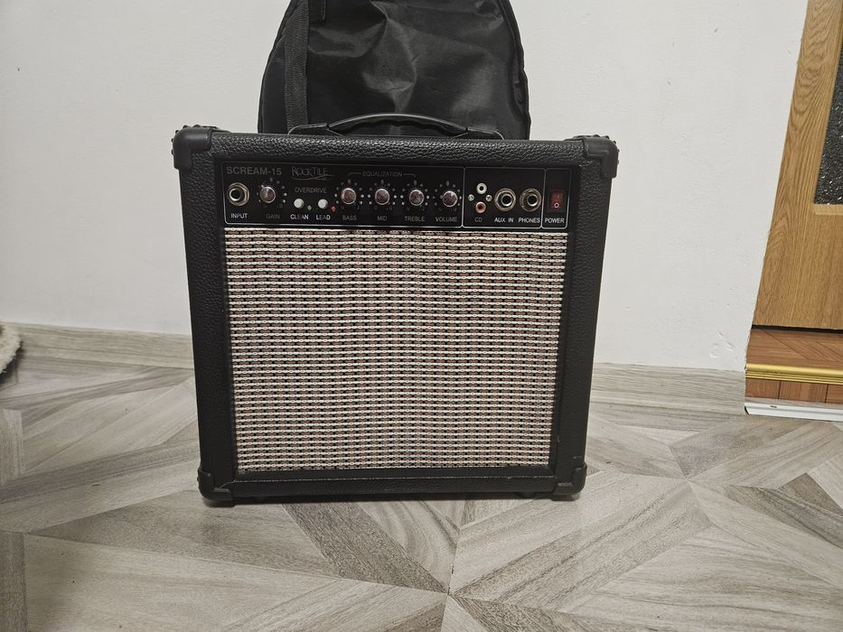 Chitara rock tile + amplificator scream-15 (NEGOCIABIL)