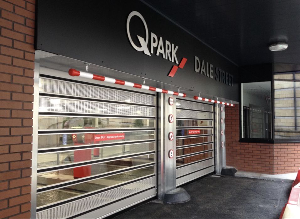 Скоростные автоматические ворота в Паркинг Efaflex (Германия) до 3м/с