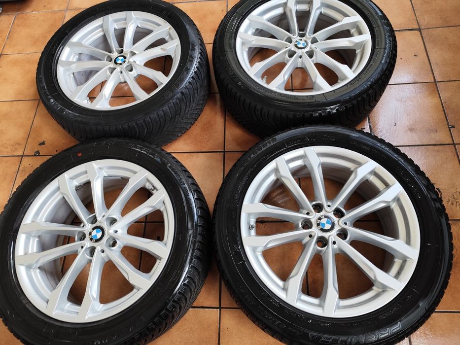 Set jante BMW X3 X4 G01 G02. R19. Cu Anvelope iarna maxxis 245/50R19