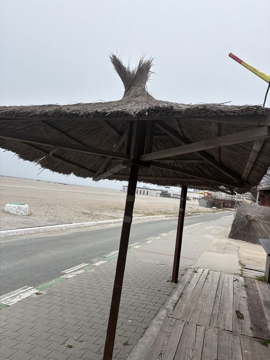 Umbrele plaja stuf  , Sezlonguri cu saltele