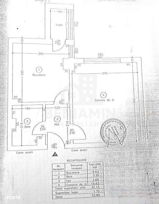 Garsoniera Decomandata pe Dezrobirii -centrala termica -etaj 9 -34mp