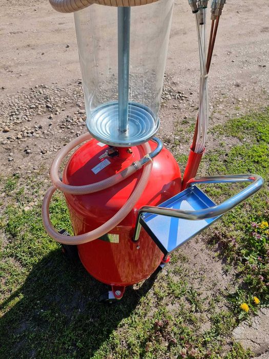 vand recuperator ulei 90l  cu actionare pneumatica