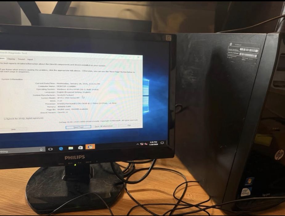 Unitati desktop pc si AIO HP 200 G3