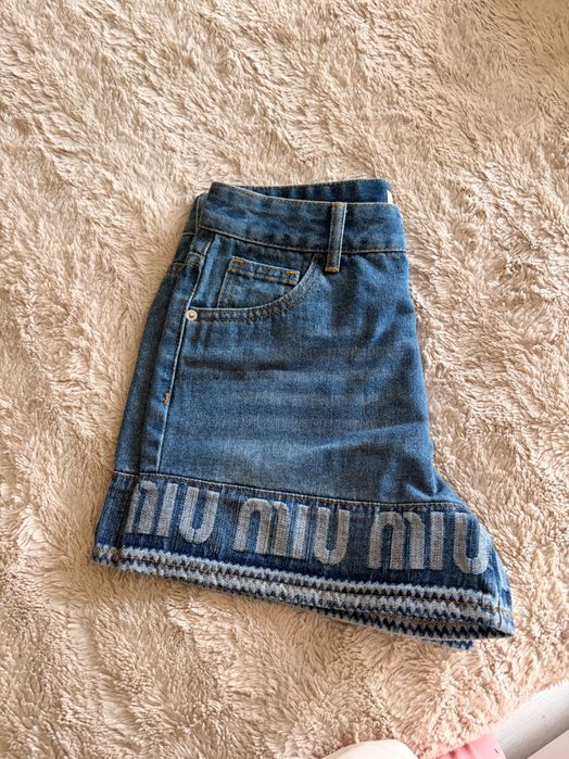 Къси дънки MIU MIU