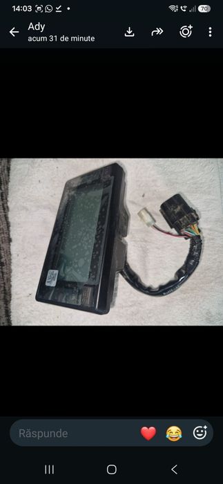 Bord cfmoto LCD cf moto vitezometru cfmoto 625
Perfect functional 
Are 7800 km și 380 ore