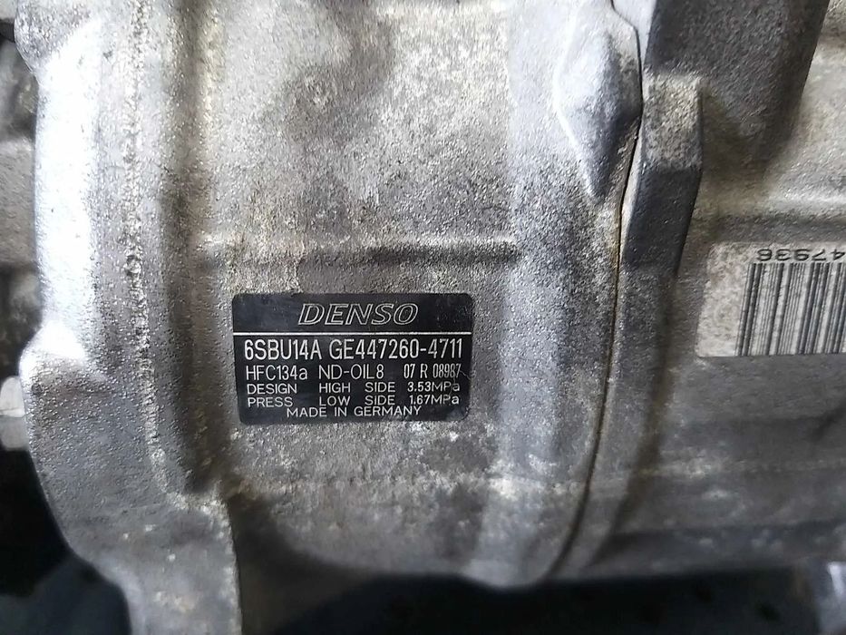 Compresor clima ac 2.0 d bmw seria 5 f10 f11 6sbu14a ge4472604711