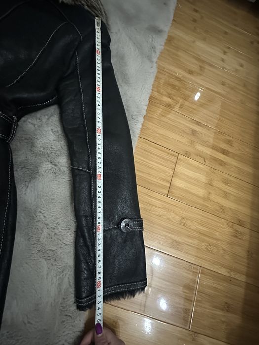 Cojoc piele si blana naturala