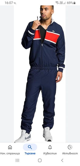 Lacoste Sport Tracksuit Mens / 3 - S ОРИГИНАЛ! Мъжки Екип / комплект!