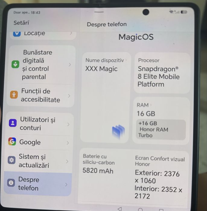 Telefon Honor Magic v5 512 GB