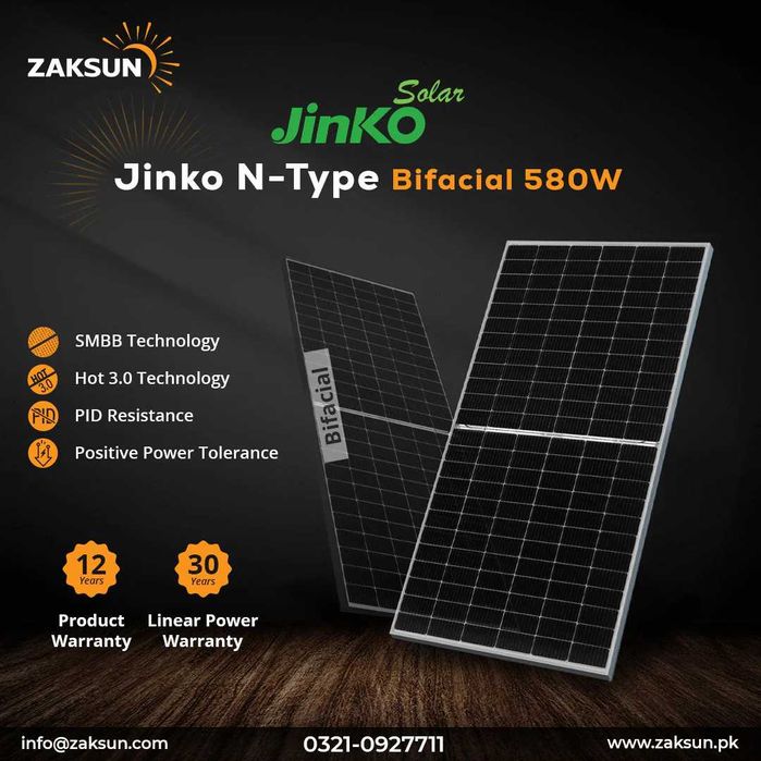 Jinko panellar 620w