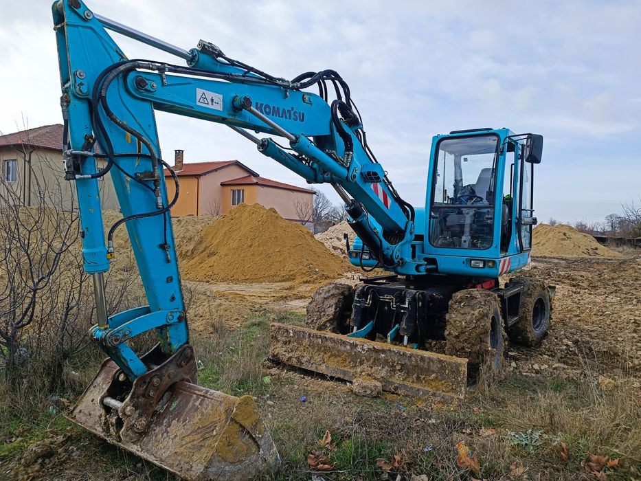 Услуги с колесен багер 12т., верижен минибагер 4т., сервиз хидравлични