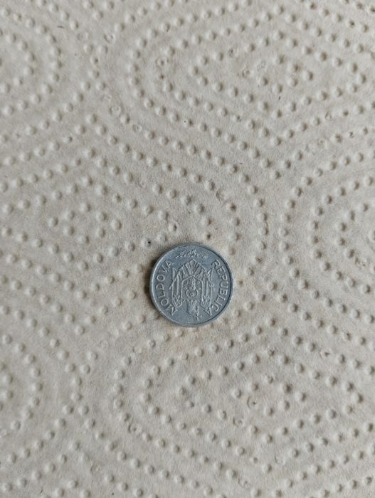 Монета Молдовы — 10 баней 1995 года (Алюминий).