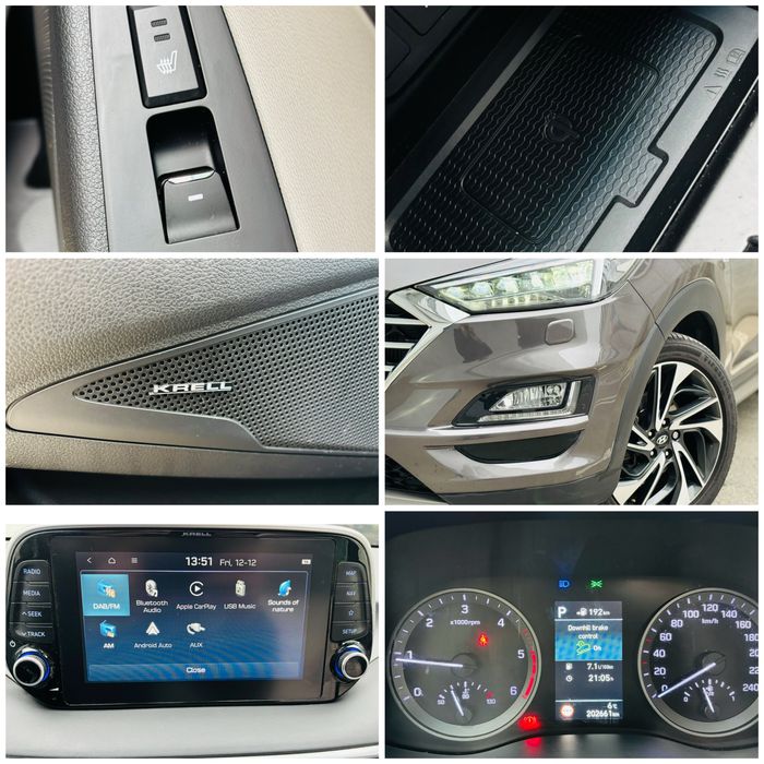 Hyundai Tucson/2.0crdi Hybrid 185 cp/Automata/Piele Crem/Panoramic