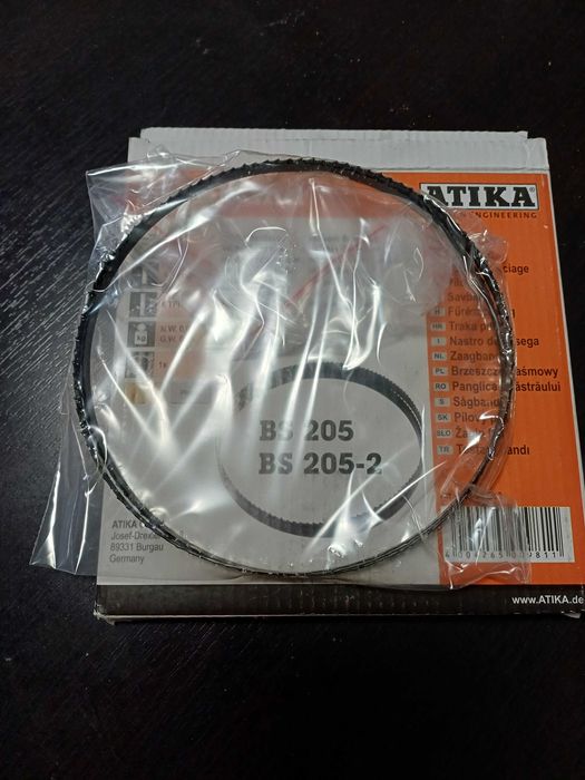 Pânză tip bandă (model Atika 1400x6,5x0,4 mm),
