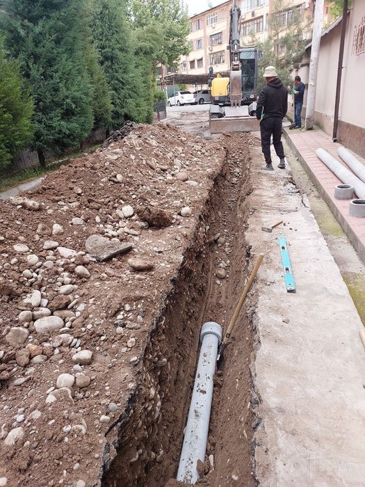 Kanalizatsiya|Vodapravod|Transha kaavlash|Santehnik xizmati