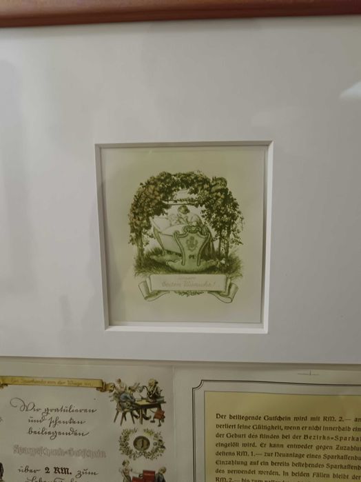 Немски спестовни ваучери за раждане на дете  – Трети райх. RARE