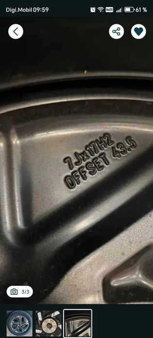 Jante pe 17 cu anvelope noi, senzori, capace  Hiunday Tucson  2025.