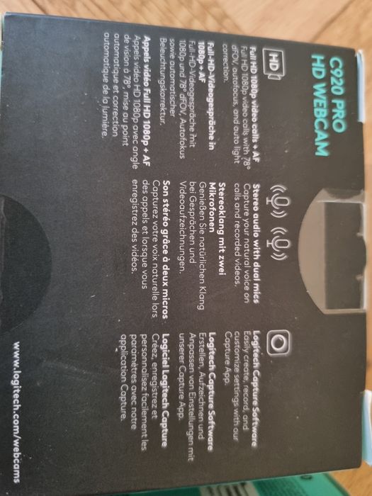 Camera web Logitech HD Pro C920, Full HD, Negru