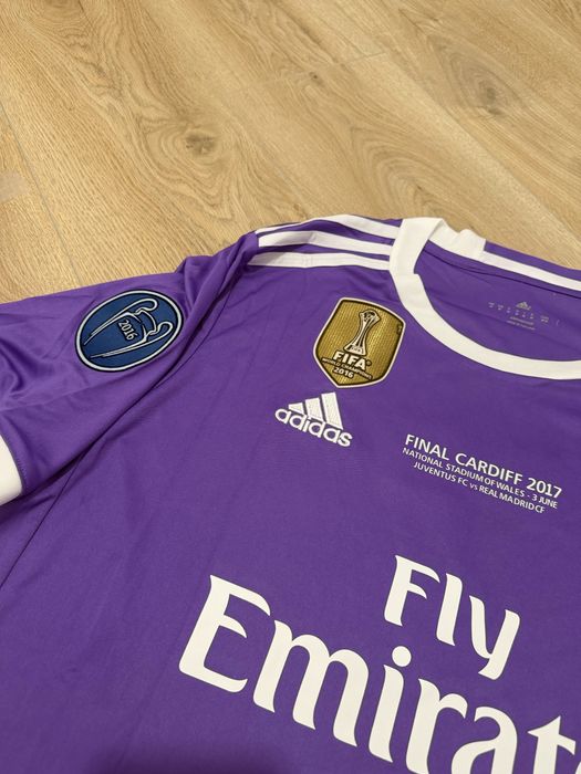 Tricou de fotbal Adidas Real Madrid Cristiano Ronaldo 7  CR7 marime M nou finala uefa champions league Cardiff