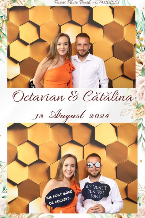 Cabina Foto / Guestbook / Artificii spark / nunta / muzica