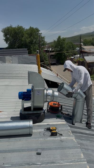 Вентиляция, вытяжка, приточка, монтаж, демонтаж, зонты установка