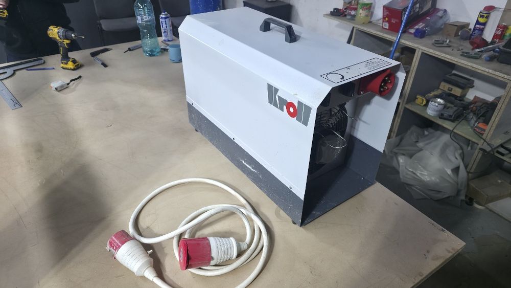 Aerotermă electrică industrială Kroll E12 – 12 kW, 400V trifazic