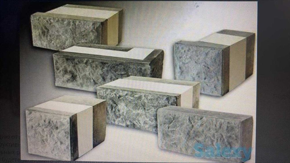 Оборудование для производства 3-х слойных евротеплоблоков.