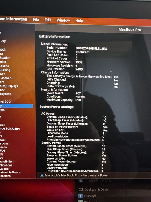 Apple MacBook Pro 13 M1 8GB Ram 256GB SSD Space Gray