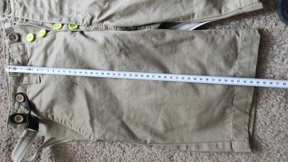 B&Burns Pantaloni de vara cu bretele, chic