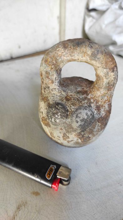 Гирька весовая 5 фунтов. Царская.