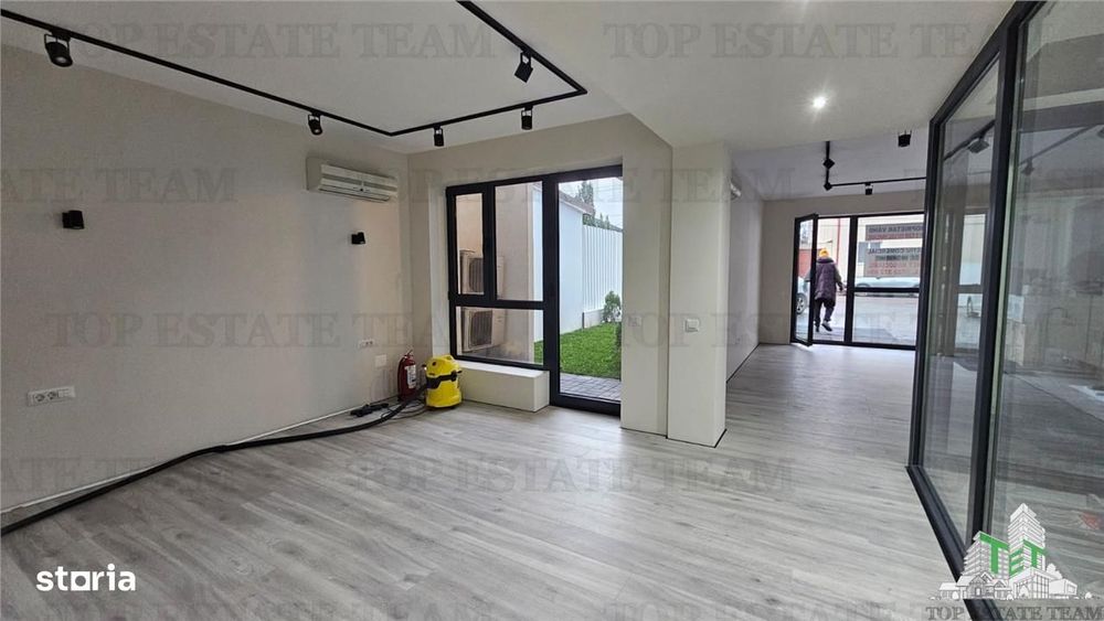 Spatiu comercial premium 70 mp cu gradina, zona linistita Popesti Leor