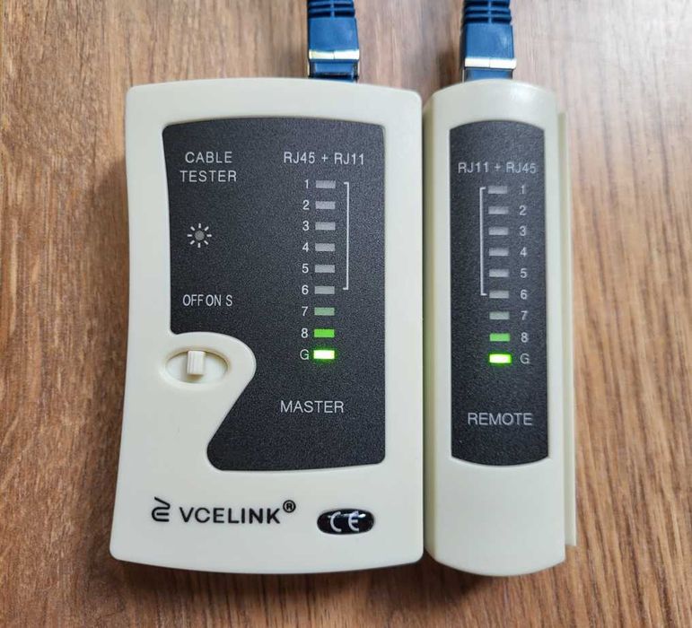 Tester Cablu Rețea VCELINK GJ468 – RJ45 / RJ11