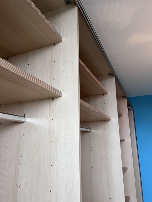 Dressing/Dulap 400/222/65 cm 4 usi culisante alb mat