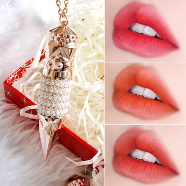 Ruj tip Sceptrul Reginei, Premium, Luxury, Rezistent la Apa, 3 in 1