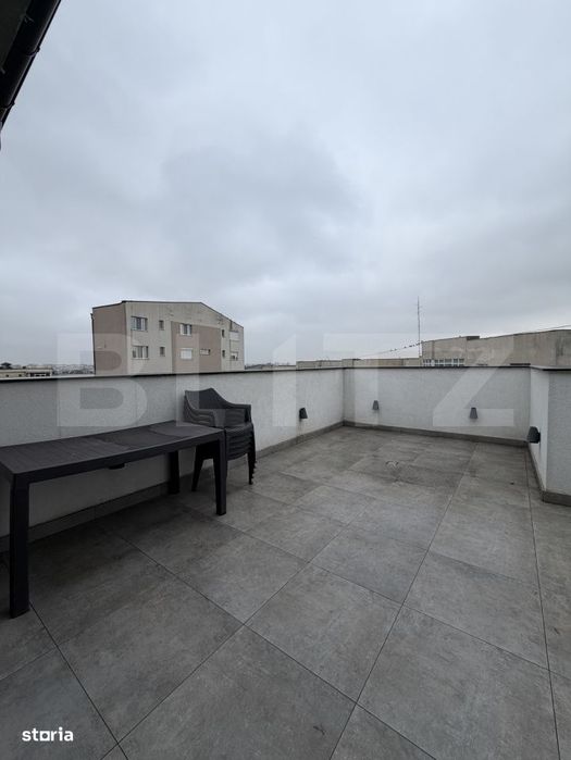 Apartament tip penthouse, 2 camere decomandate, terase panoramice, Rov