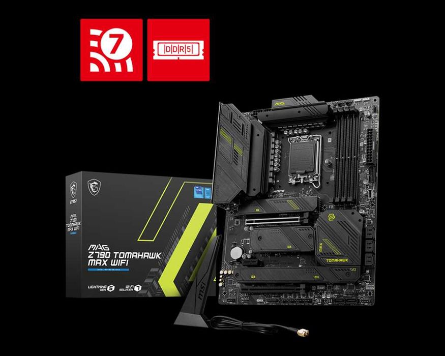 Новая Материнская плата MSI MAG Z790 TOMAHAWK MAX WIFI. Сокет LGA 1700