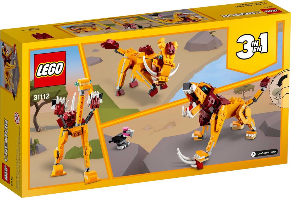 НОВО LEGO Creator 31112 - Wild Lion