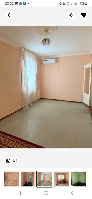 1 xonali uy ijaraga beriladi