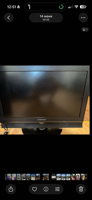 Телевизор daewoo 37”