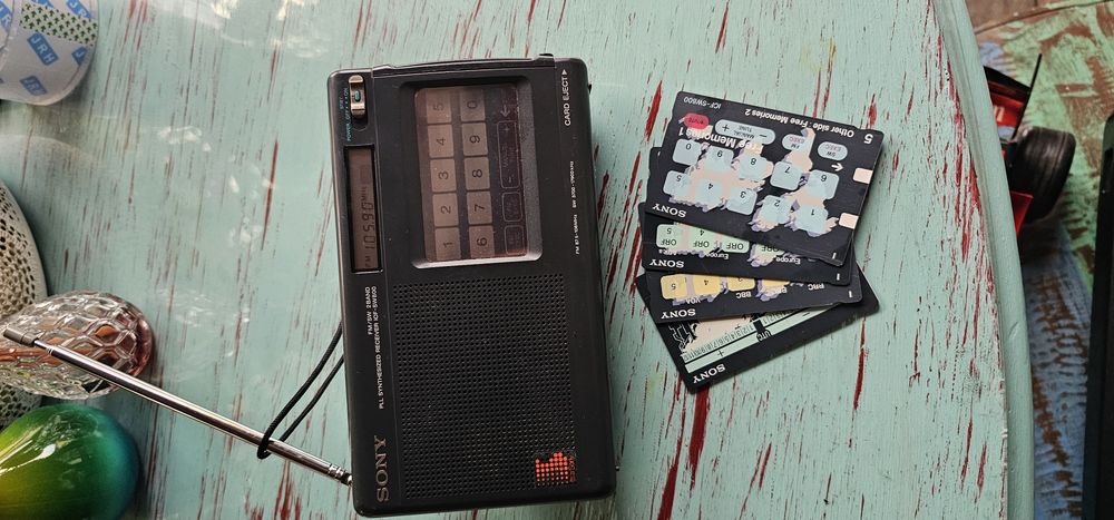 Radio sony icf sw 800 radio sony cu carduri