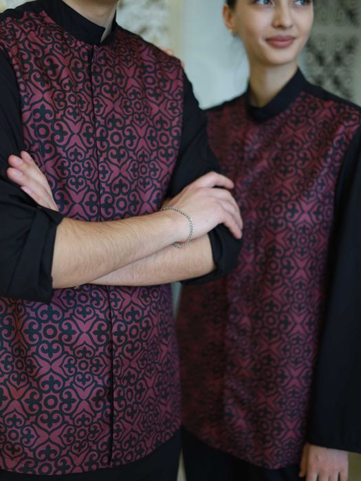 Рубашка Qazyna официант/повар спецодежда/форма