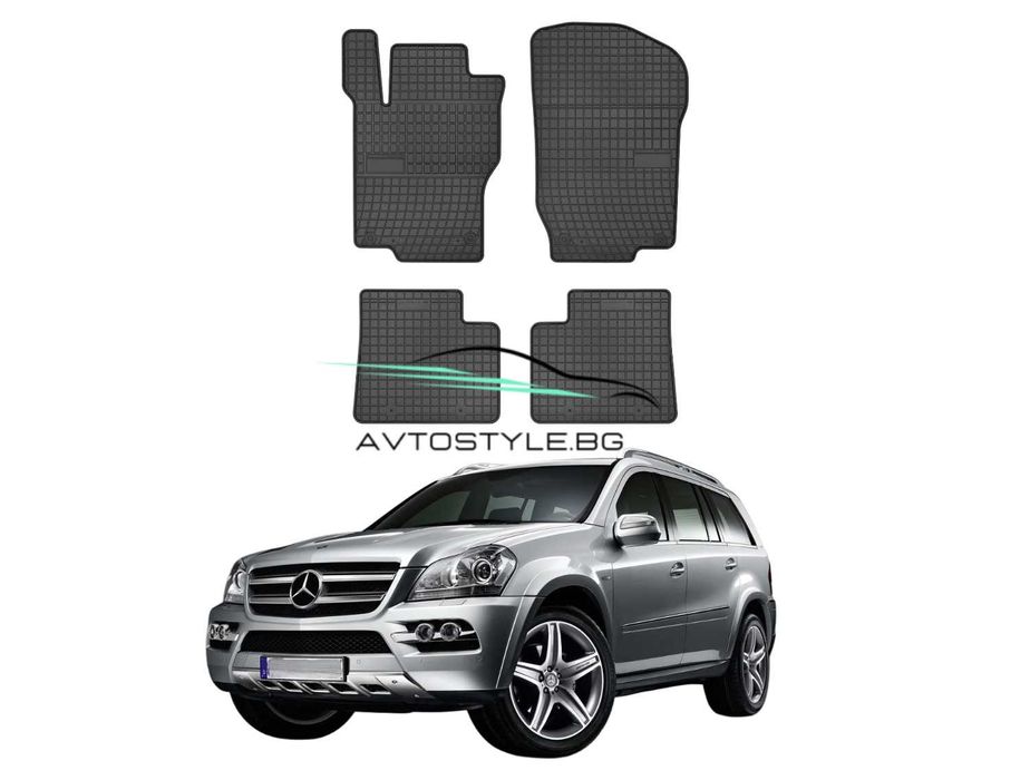 Гумени стелки за Mercedes GL X164 ,2006-2012 г., Frogum - El Toro